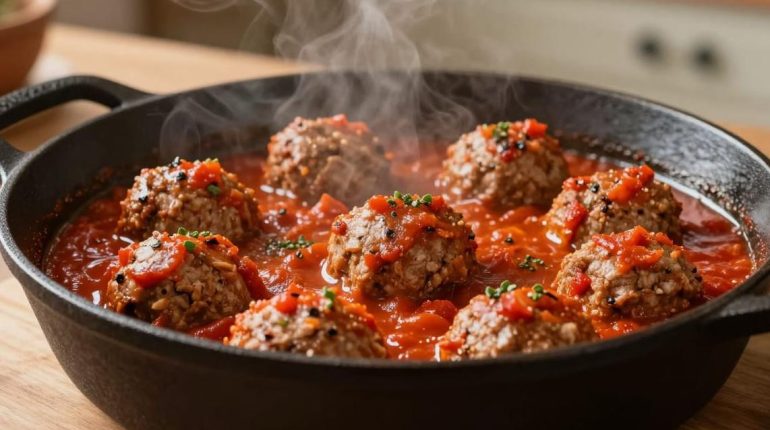 Astuce cuisine Boulettes de veau Boulettes de viande Économie d'eau Idée recette Plat familial 