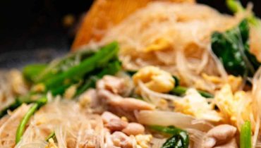 Cuisine asiatique Cuisine thaïlandaise Nouilles de verre plats sautés Recette facile Recette rapide 