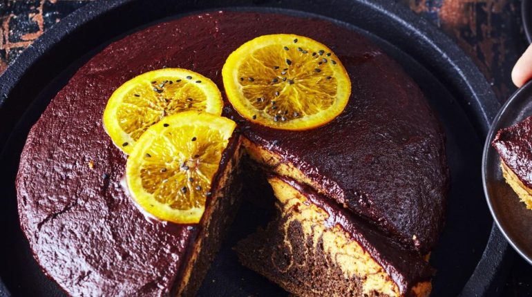 Cuisine facile Desserts Gâteau marbré Pâtisserie Recette orange chocolat Techniques culinaires 