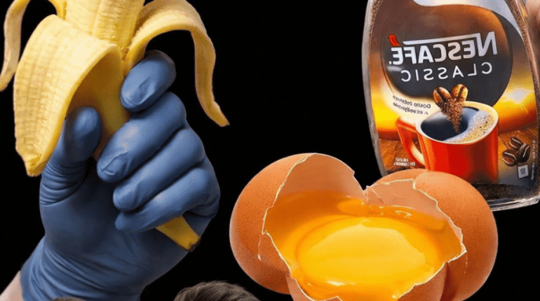 alimentation Banane Blanc d'œuf café Chèque énergie Idée recette Vitalité 