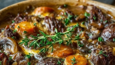 Bœuf mijoté Cuisine française Idée recette Joue de bœuf Plat traditionnel Viande fondante 