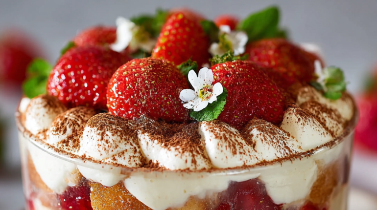 Charlotte Deregnaucourt congélation fraises Desserts Idée recette Pâtisserie Tiramisu 