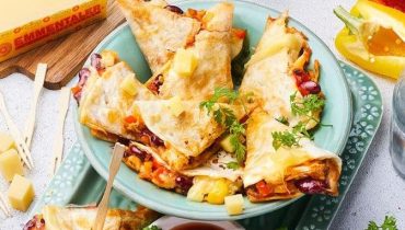 Quesadillas à l&rsquo;Emmentaler AOP : la technique des deux couches de fromage pour un résultat ultra-fondant