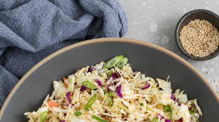 Accompagnement Bienfaits des légumes Cuisine asiatique Recette rapide Salade asiatique Vinaigrette 