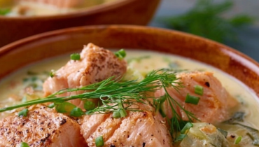 Blanquette Conservation du poisson Cuisine rapide Idée recette Plat principal Repas familial Saumon fumé 