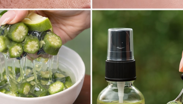 Eau d'okra Peau lisse Pores dilatés Raffermissement peau Recette maison Soin visage 
