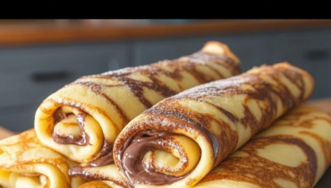 Barres chocolatées Crème dessert Crêpes Cuisine facile Idée recette Vanille 