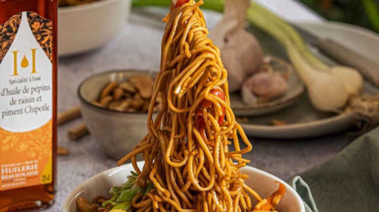 Chipotle Cuisine asiatique Cuisine facile Idée recette Nouilles sautées wok 