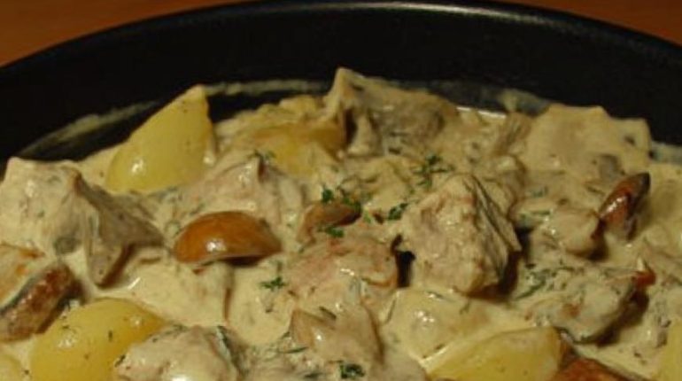 champignons Choux à la crème Côtes de porc Crise économique Cuisine familiale Idée recette Plat principal 