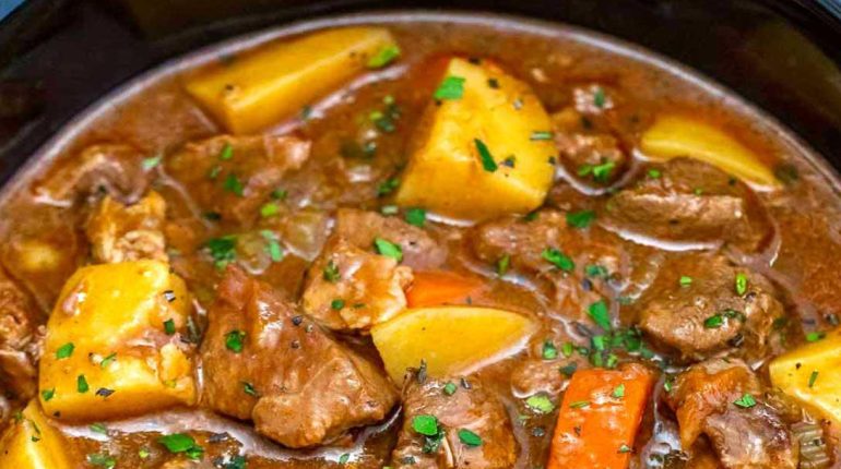 Bœuf Cuisine irlandaise Guinness Idée recette Mijoteuse Ragoût 