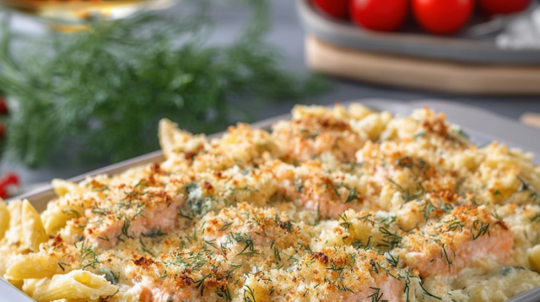 Cuisine facile Gratin dauphinois Idée recette Penne Plat familial Saumon fumé 