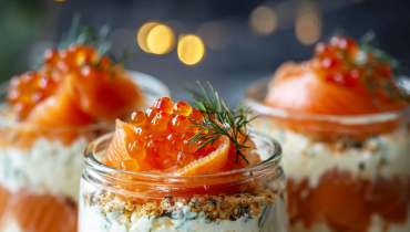 allocation de rentrée scolaire Apéritif Crème mascarpone Cuisine facile Recette sans cuisson Saumon fumé Verrines 