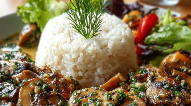 Ailes de poulet champignons Cuisine rapide Noisettes Plat crémeux Recette facile Sauce Forestière 