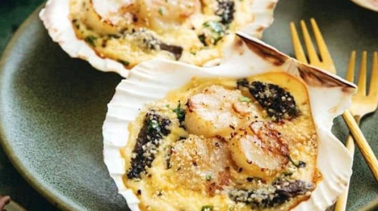 Apéritif Astuce cuisine Fruits de mer Idée recette Morilles Noix de Saint-Jacques 