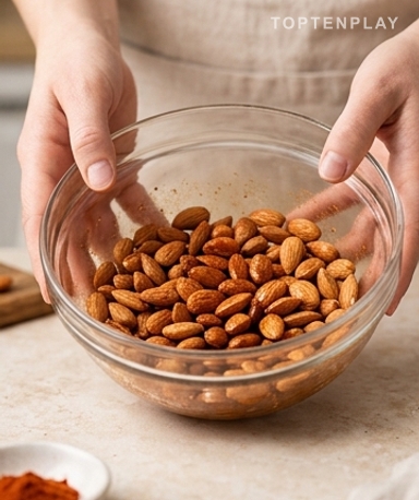 Enrobe chaque amande correctement — c'est là que tout se joue