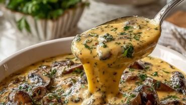 Boulettes de viande champignons Cream Sauce Cuisine française Madère Recette rapide 