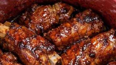 Côtes de porc Cuisine lente Plat réconfortant Recette facile Repas familial 