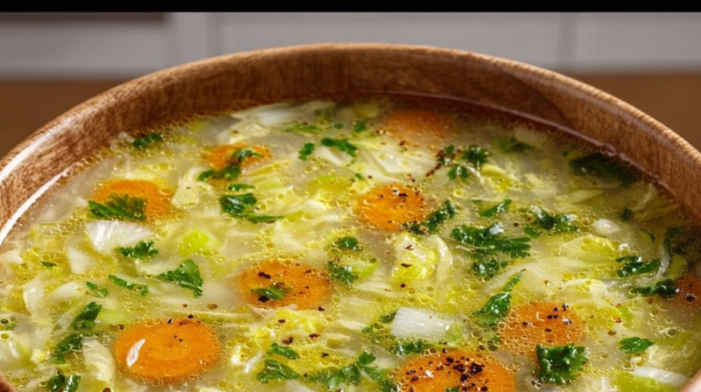 Alimentation saine Bienfaits des légumes Chou chinois Recette minceur regime alimentaire Soupe minceur 