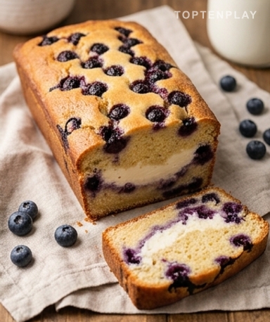 Cake Moelleux Myrtilles et Cream Cheese : La Garniture Fondante qui Change Tout