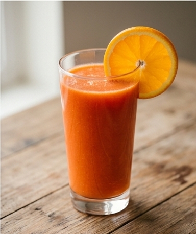 Jus détox tomate, carotte & gingembre