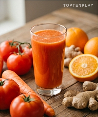 Ce jus tomate-carotte-gingembre détox qui fait du bien aux artères
