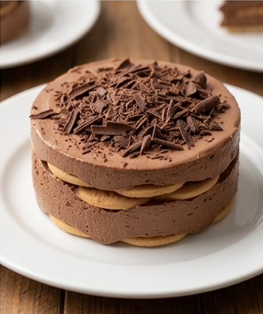 Charlotte au chocolat crémeuse façon Carlota mexicaine