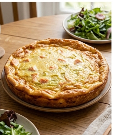 Clafoutis Salé Saumon & Poireaux : La Quiche Sans Pâte Qui Change Tout