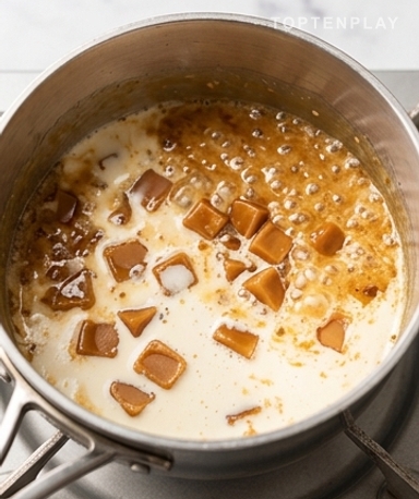 Le chocolat, et on laisse reposer