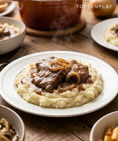 Cube Steaks au Mijoteur : Sauce Brune Onctueuse et Comfort Food Garanti