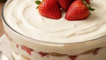 Dessert Crémeux en Couches aux Fraises : La Recette Facile et Gourmande