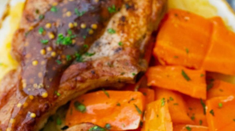 Bienfaits des légumes côtelettes de porc Cuisine facile Instant Pot Purée Recette rapide 