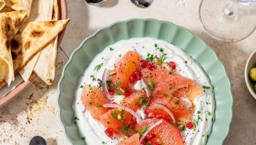 allocation de rentrée scolaire Fromage libanais Idée recette Labneh Pamplemousse Vinaigrette 