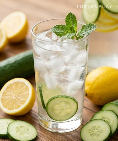 Eau infusée citron-concombre : la boisson détox fraîcheur à faire en 10 minutes