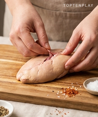 Sortir le foie et lui laisser le temps de respirer