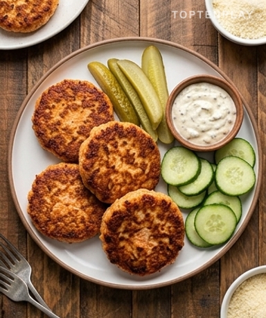 Galettes de Saumon Croustillantes à 3 Ingrédients (Zéro Glucides)