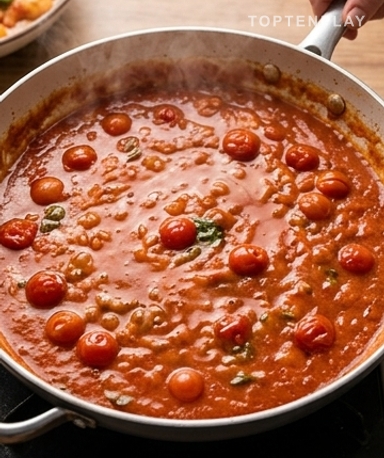 La stracciatella, ça se pose — ça ne se mélange pas