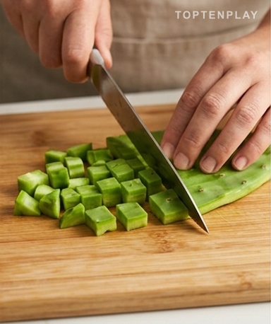 Préparer le nopal sans se piquer