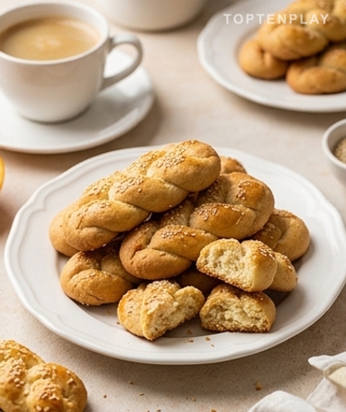 Koulourakia : les biscuits grecs de Pâques qui sentent l'orange et le beurre
