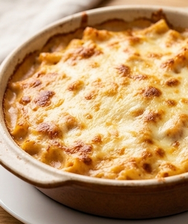 Gratin de Pâtes au Fromage Fondant