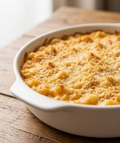 Mac and Cheese Gratiné au Four