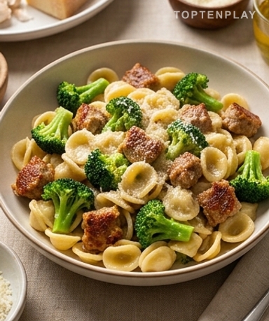 Pâtes à la saucisse et brocoli : le dîner express qui plaît à tout le monde