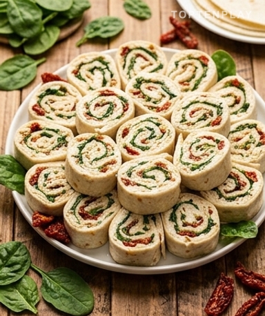Pinwheels au Poulet Toscan : les Roulés Apéro qui Font l'Unanimité