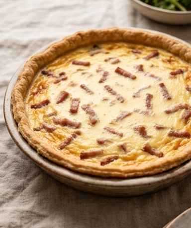 Quiche Lorraine Crémeuse et Dorée