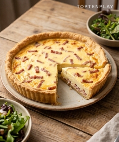 Quiche Lorraine Crémeuse et Dorée : La Vraie Recette Authentique