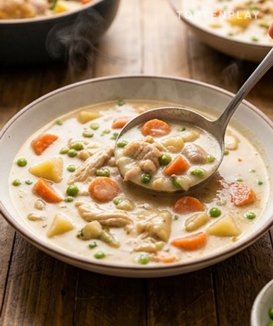 Ragoût de poulet au mijoteur : fondant, crémeux et ultra réconfortant