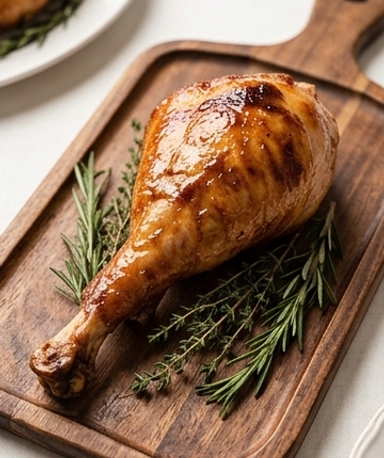 Rôti de Dinde Glacé au Miel Caramélisé