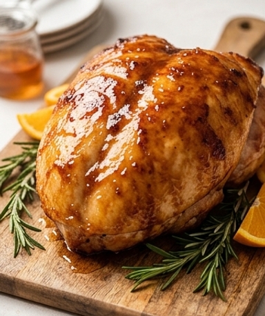 Rôti de Dinde Glacé au Miel