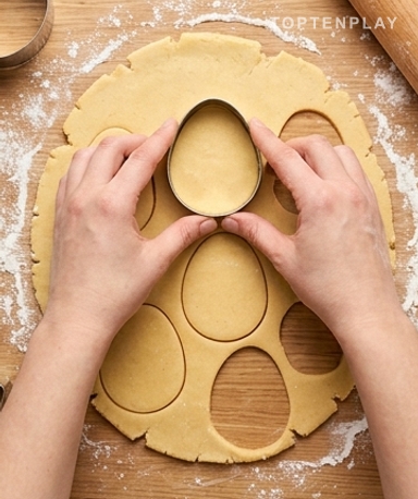 La pâte, en deux bols