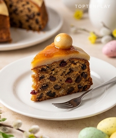 Simnel Cake : Le Gâteau de Pâques aux Fruits et Massepain qui va Étonner Votre Table