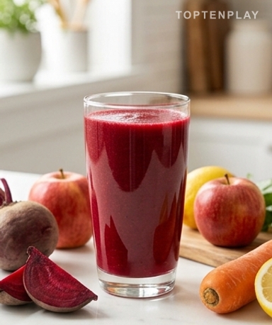 Smoothie détox betterave-pomme-carotte : le coup de boost du matin pour le foie et l'énergie